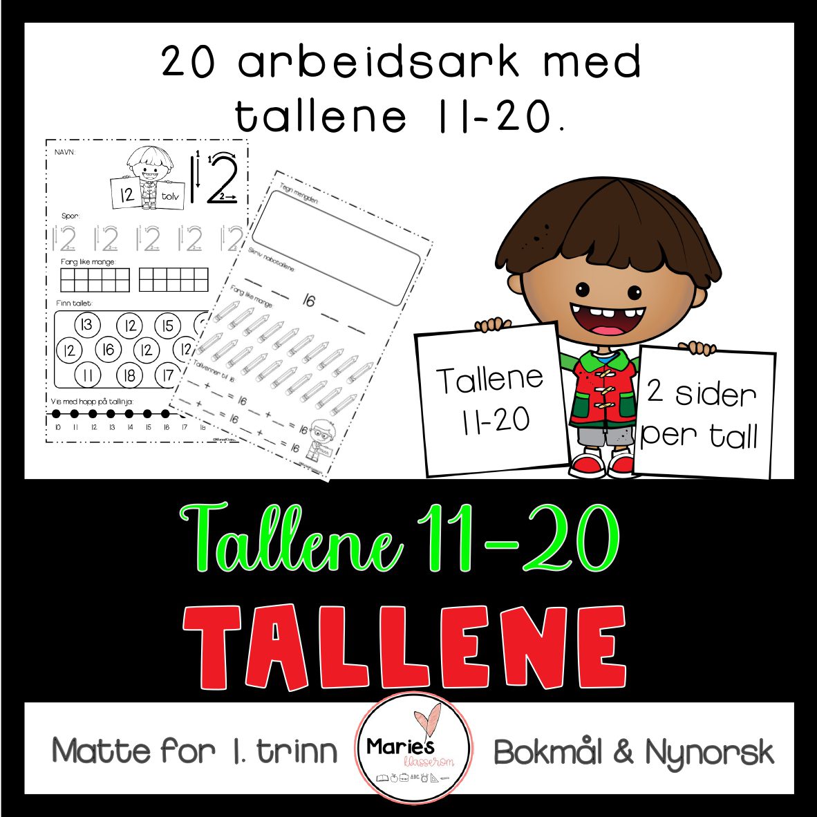 TALLENE 11-20 arbeidsark