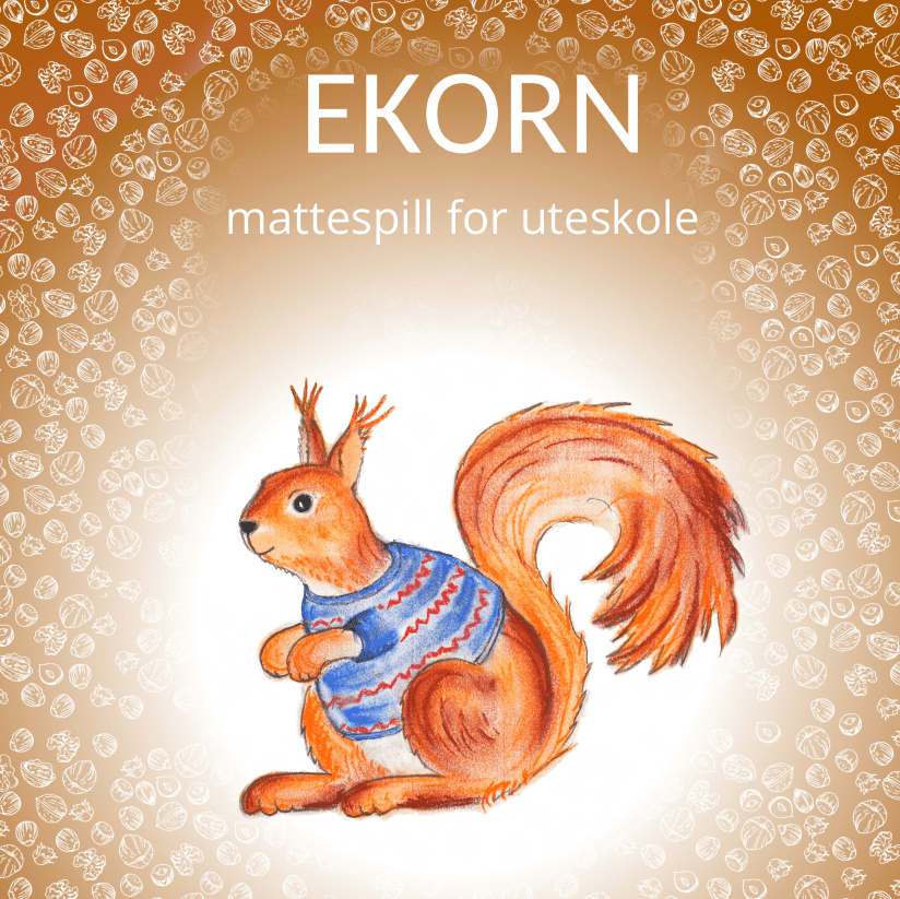 Ekorn - mattespill for uteskole