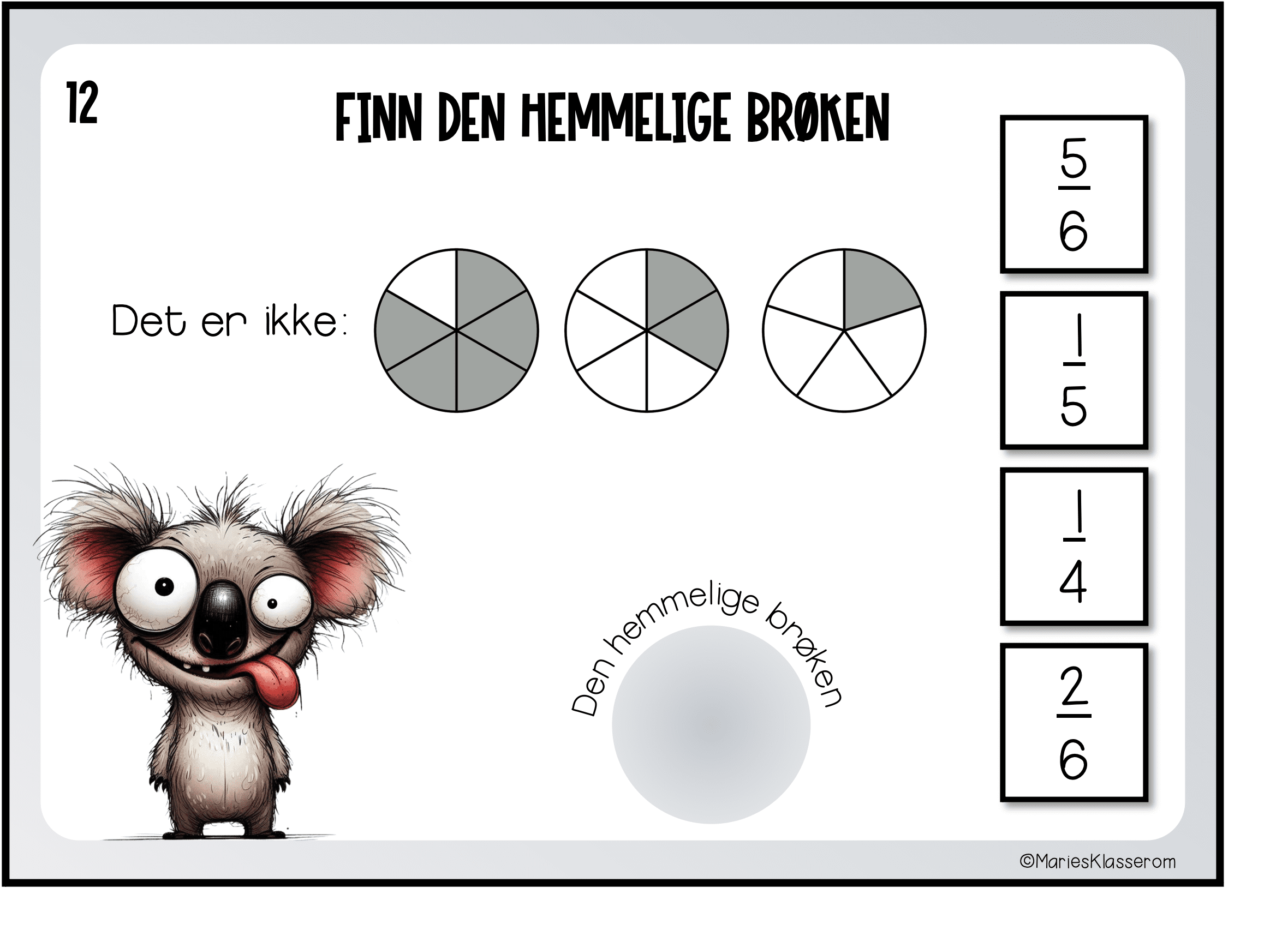 DET HEMMELIGE TALLET 6 BRØK - Bilde 4