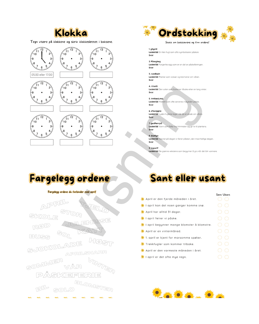 Arbeidshefte April - Bilde 3