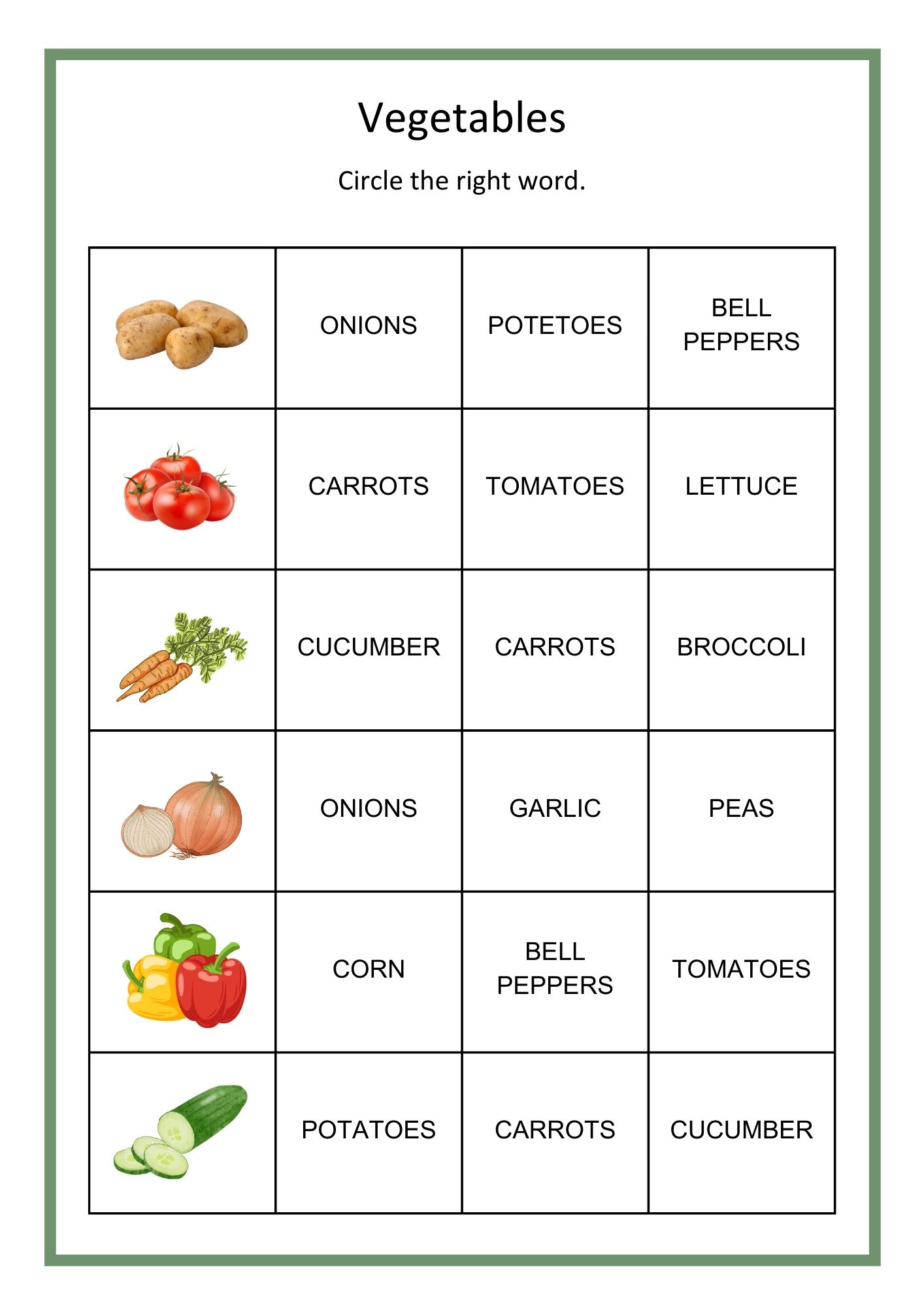 My first english words 3 - vegetables, time and clothes - Bilde 5