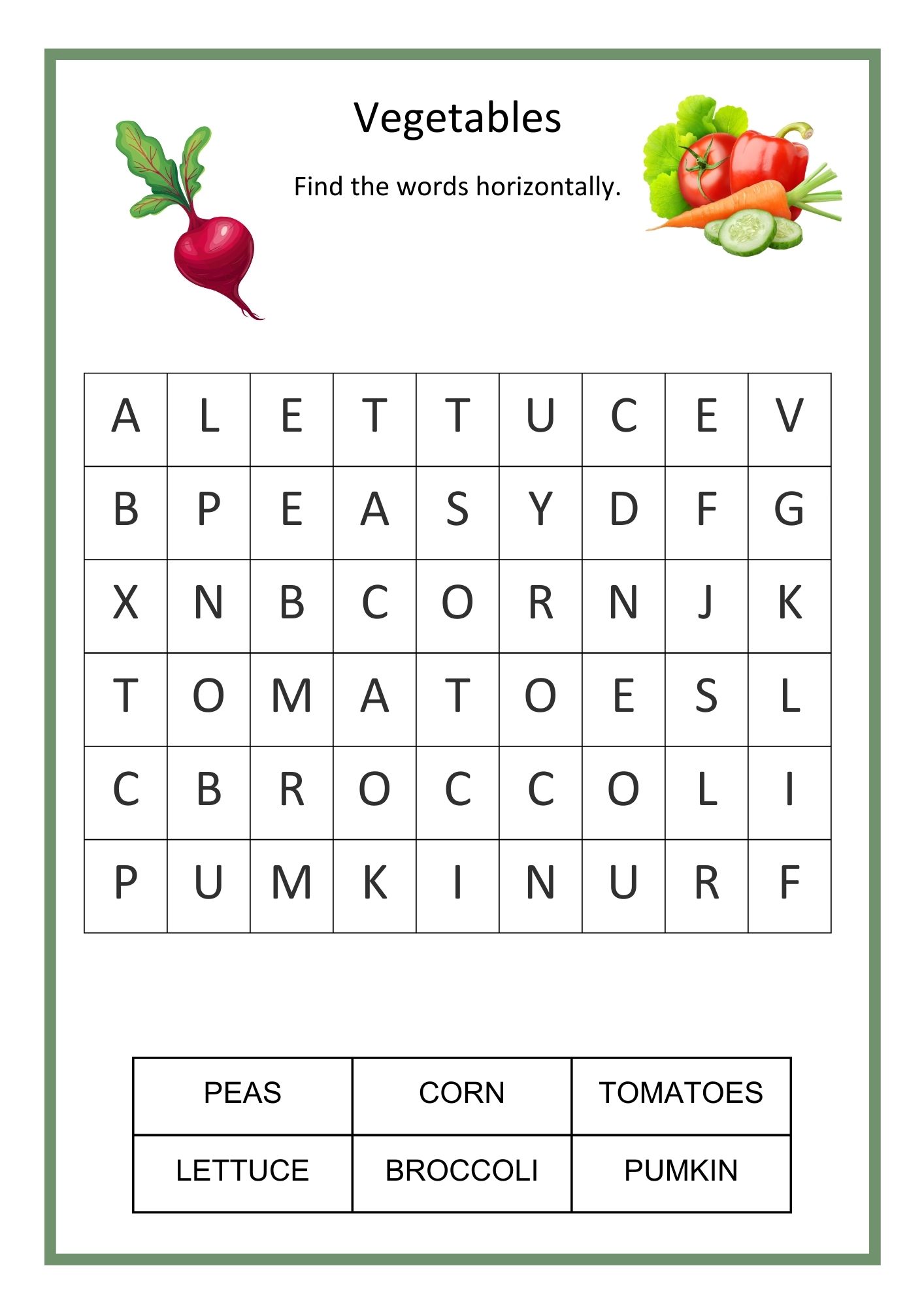 My first english words 3 - vegetables, time and clothes - Bilde 6