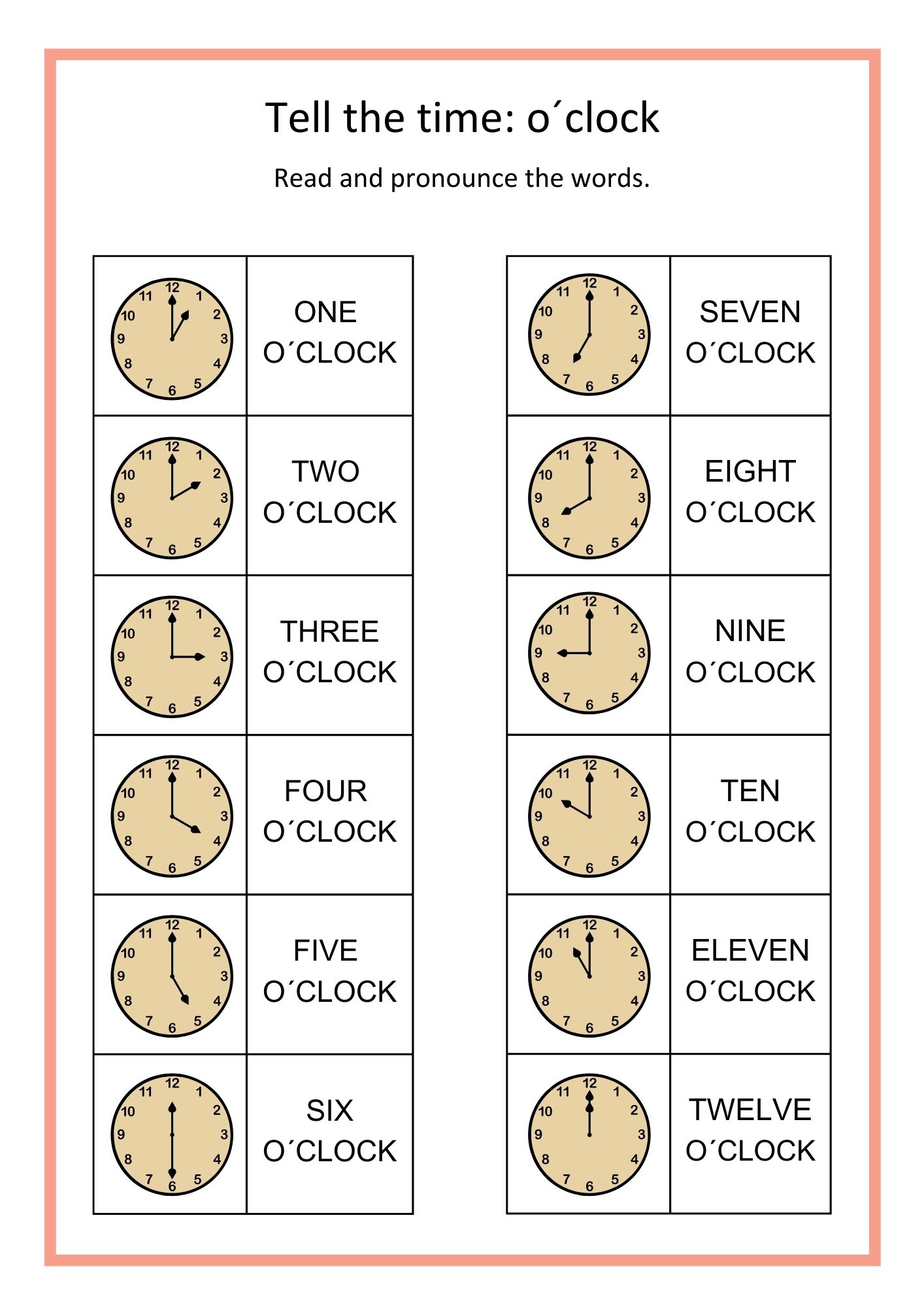 My first english words 3 - vegetables, time and clothes - Bilde 8