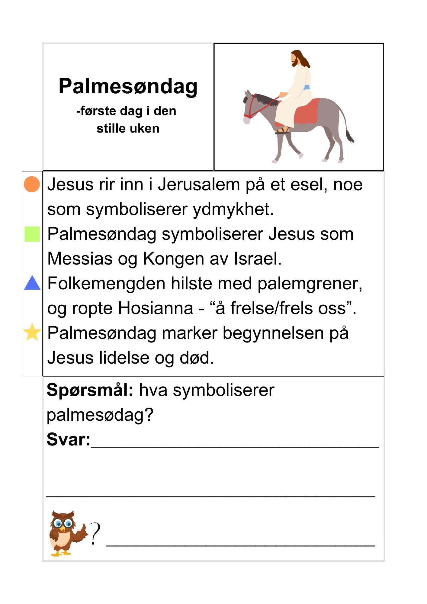 Påskeevangeliet i små tekstoppgaver + påskeoppgaver og aktiviteter - Bilde 2