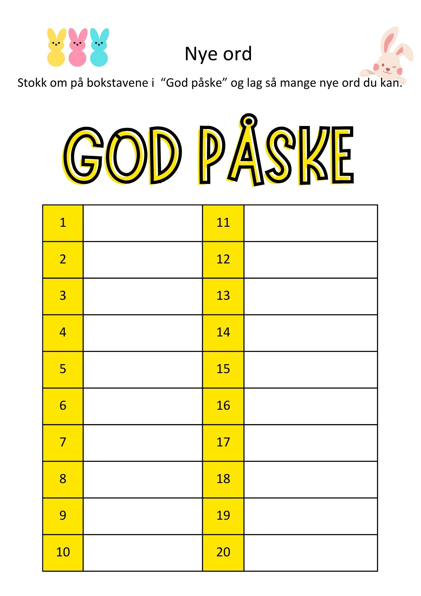 Påskeevangeliet i små tekstoppgaver + påskeoppgaver og aktiviteter - Bilde 16