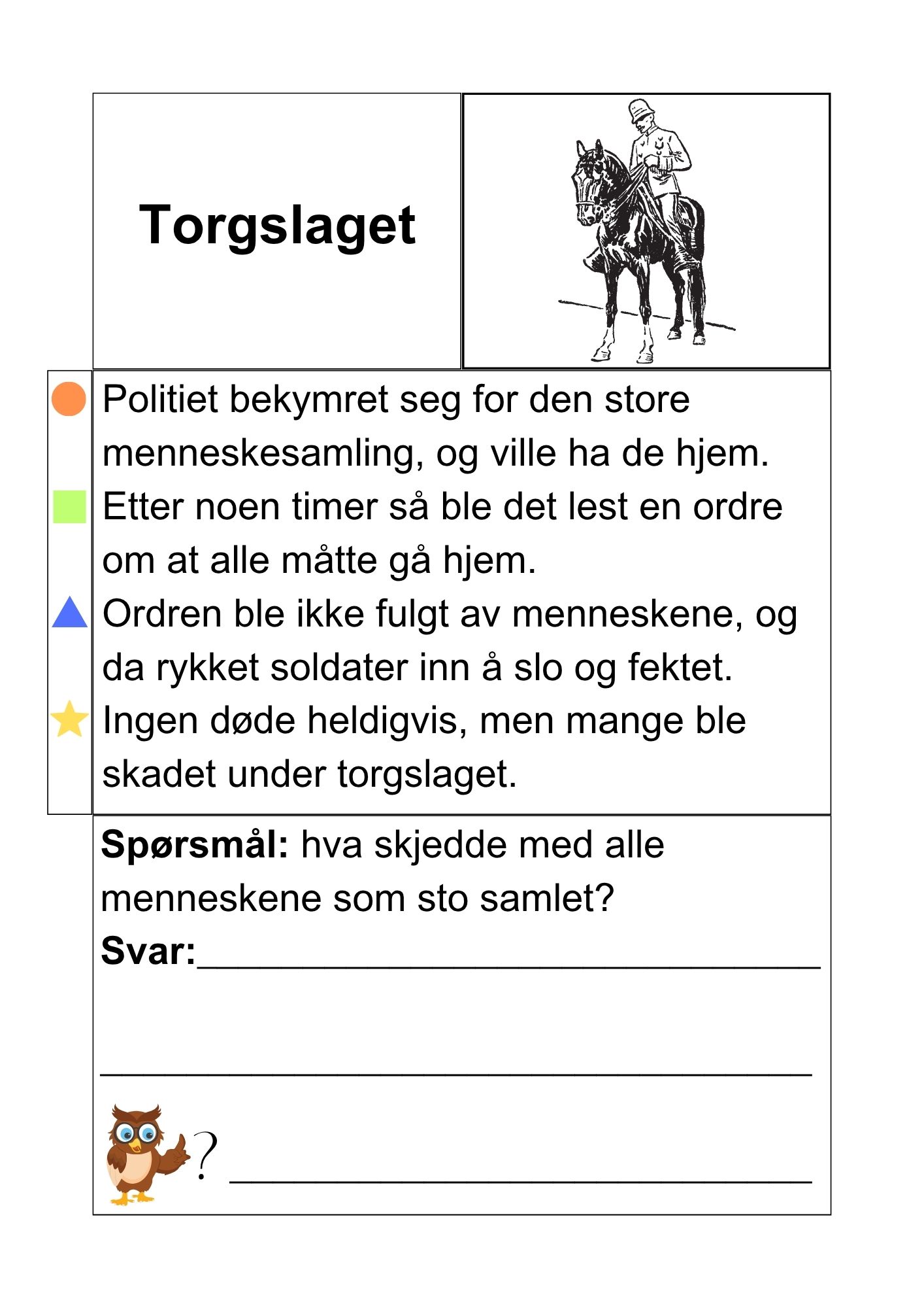 Les og svar - små tekstoppgaver 6 - 17.mai fra grunnloven til russetog - Bilde 9