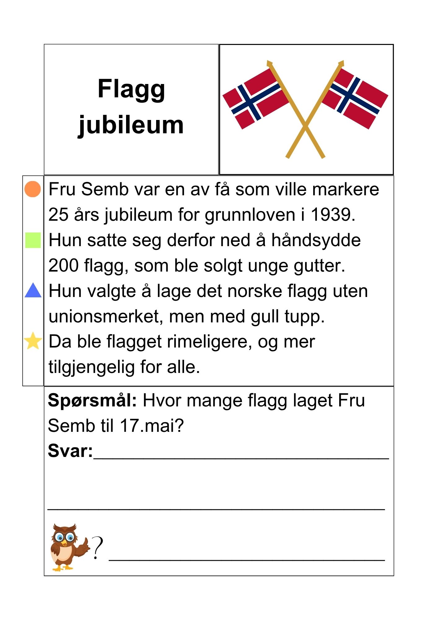 Les og svar - små tekstoppgaver 6 - 17.mai fra grunnloven til russetog - Bilde 10