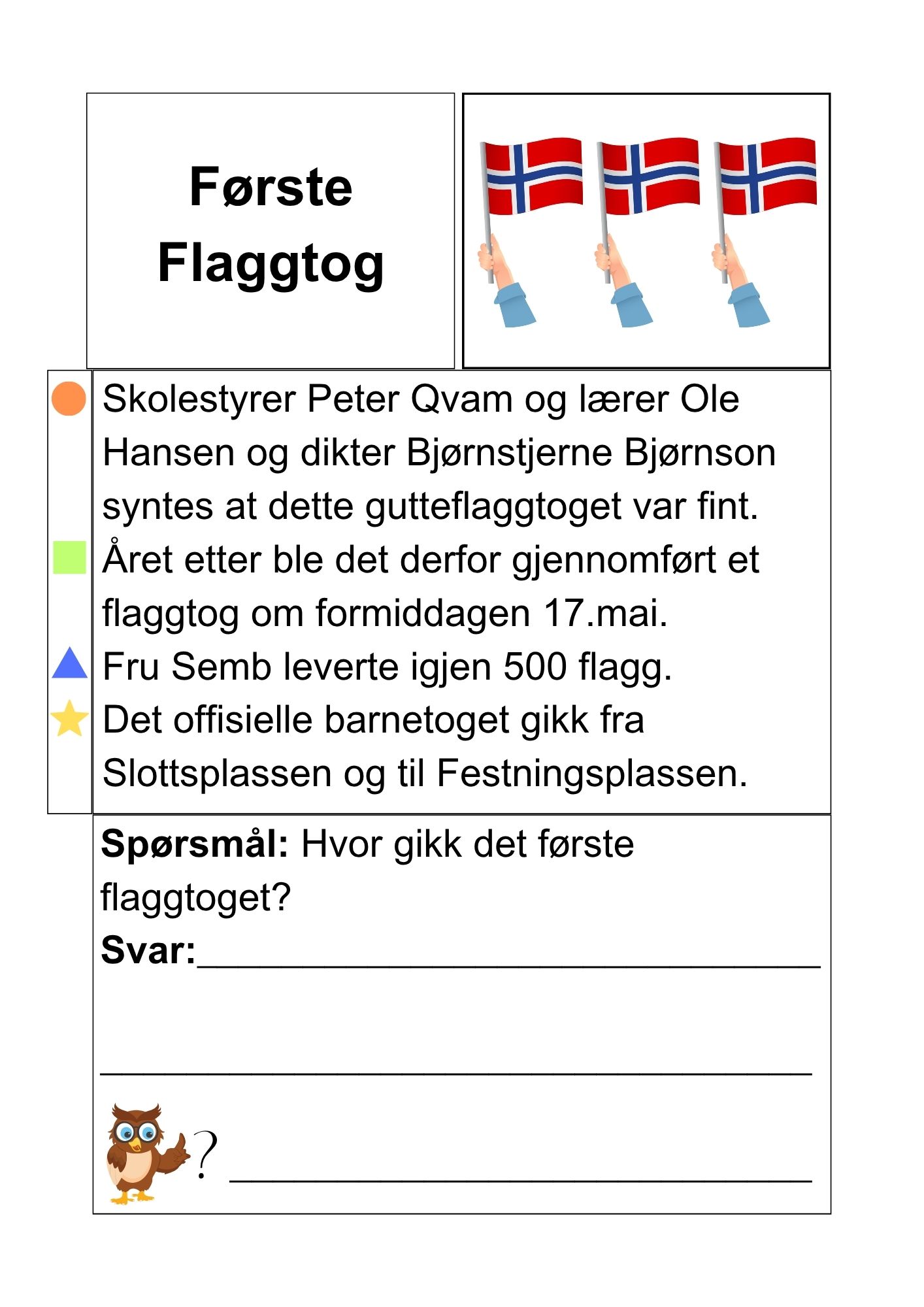 Les og svar - små tekstoppgaver 6 - 17.mai fra grunnloven til russetog - Bilde 11