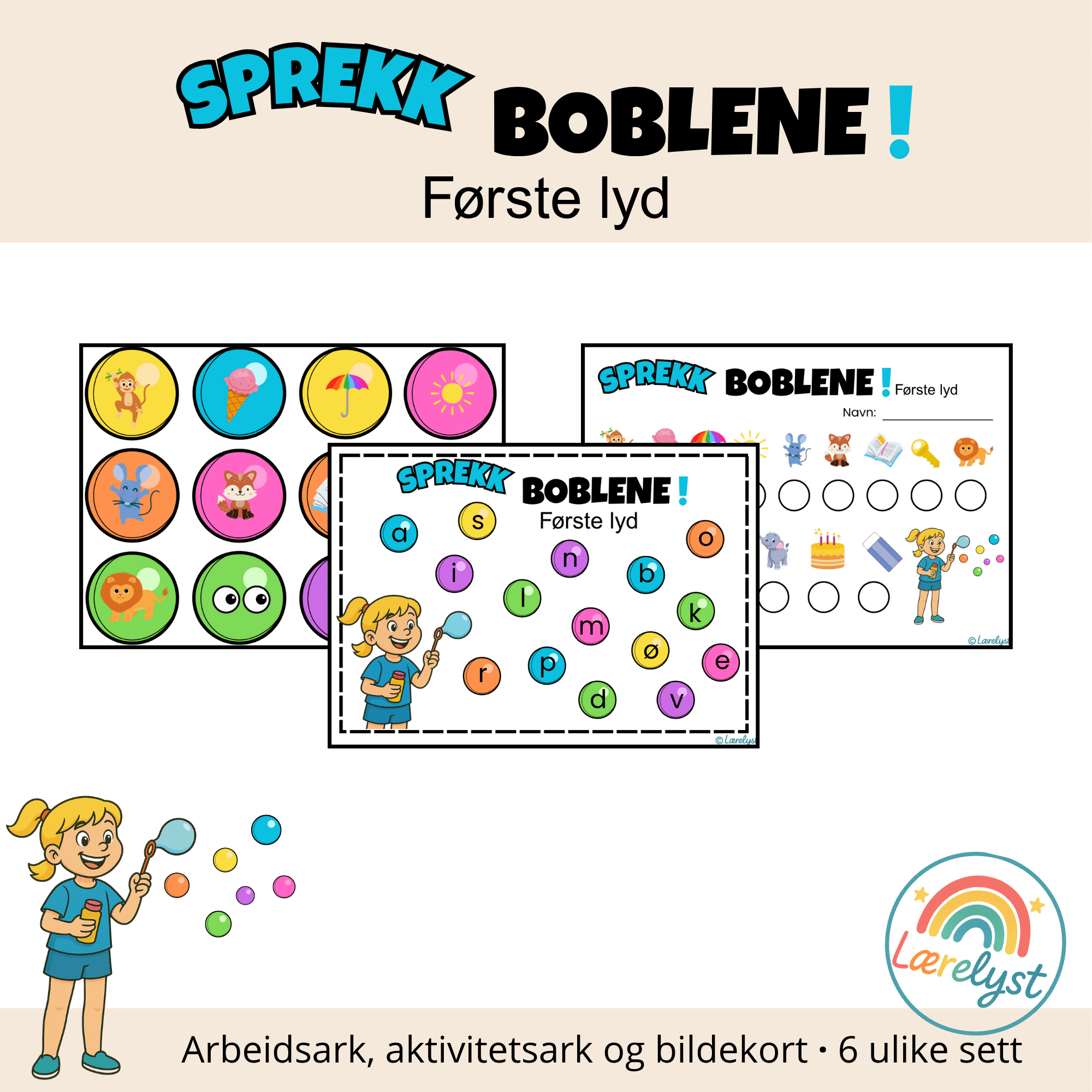Sprekk boblene! Første lyd