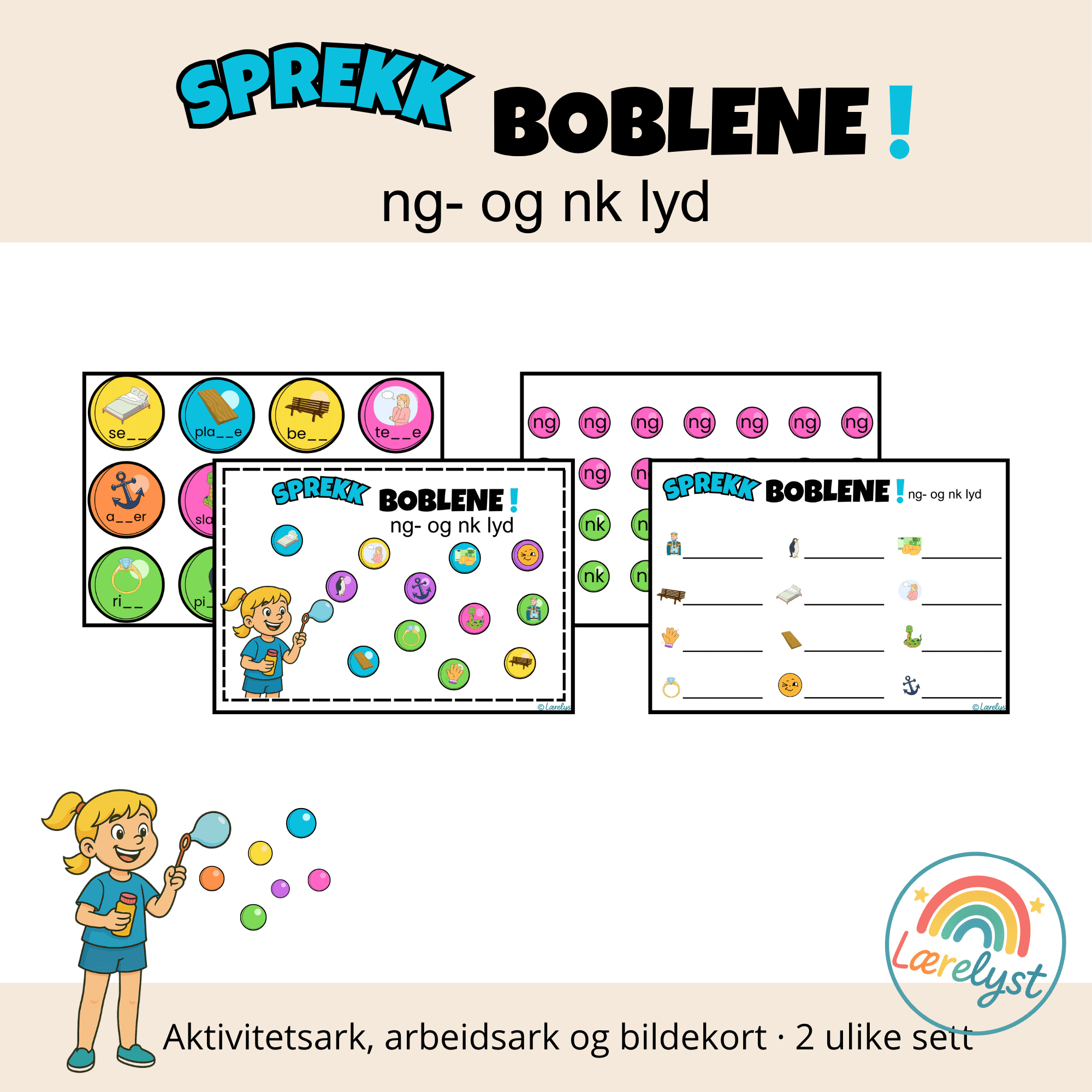 Sprekk boblene! Ng- og nk lyd