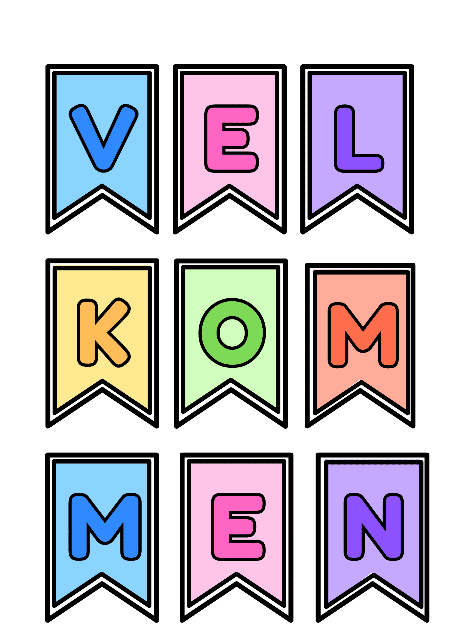 Velkommen banner