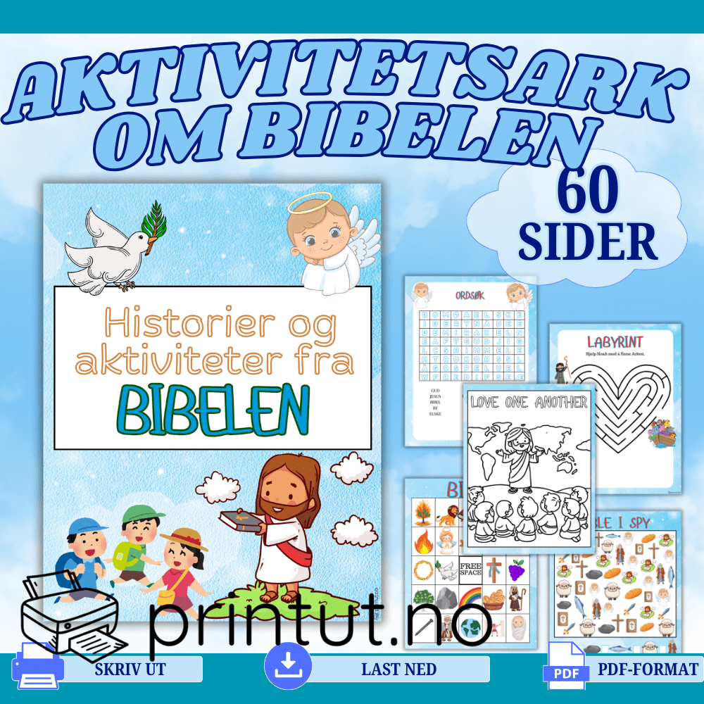 Bibelaktiviteter og Leseforståelse – 1.–4. trinn