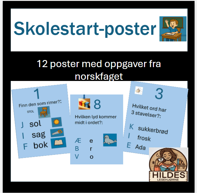 Poster til skolestart