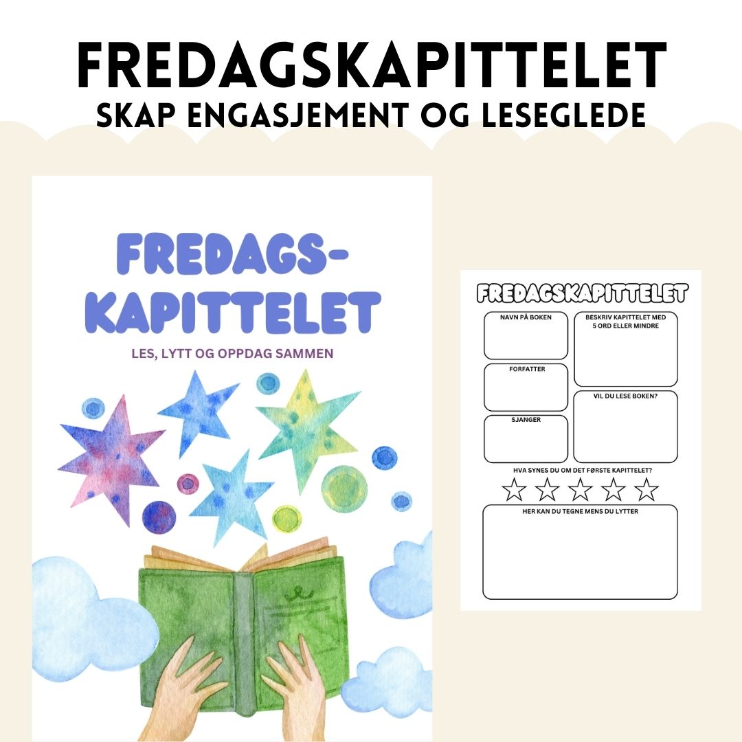 Fredagskapittelet - første kapittel i en ny bok hver fredag!