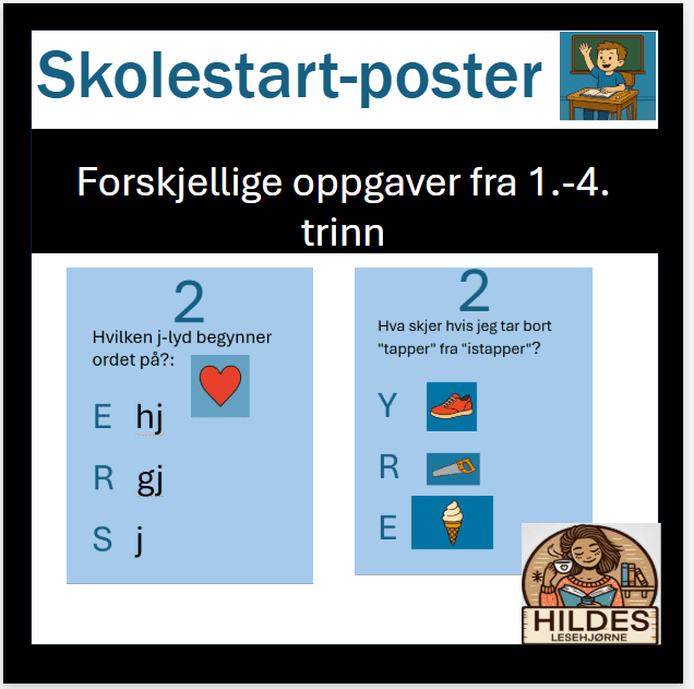 Poster til skolestart - Bilde 2