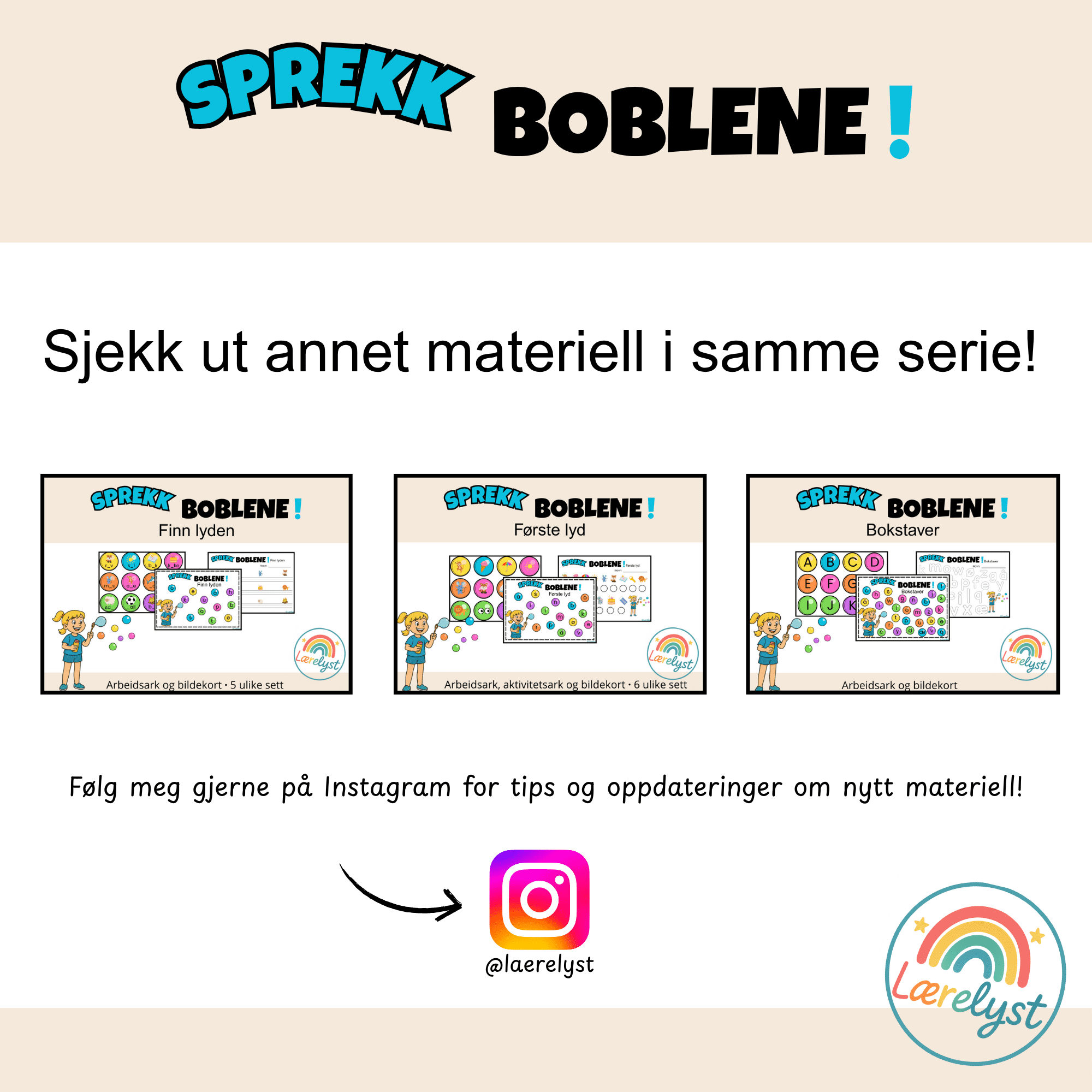 Sprekk boblene! Lydrette ord - Bilde 4
