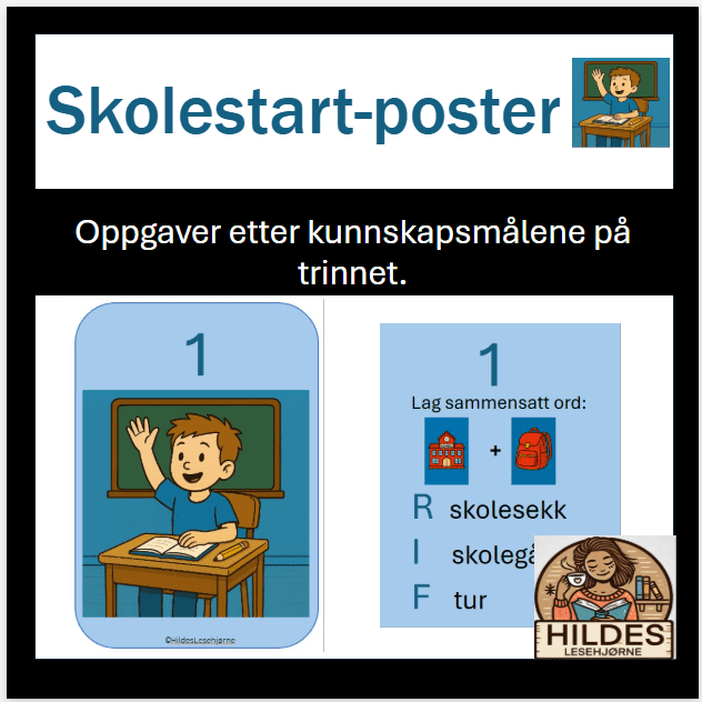 Poster til skolestart - Bilde 4