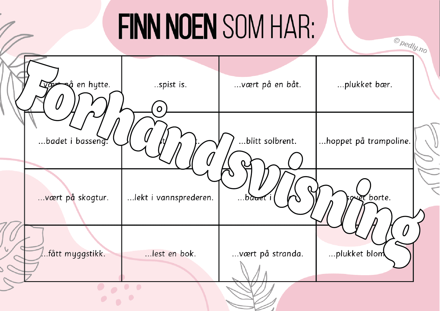Finn noen (sommer)