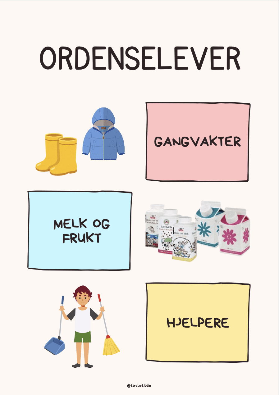 Ordenselever plakat A3