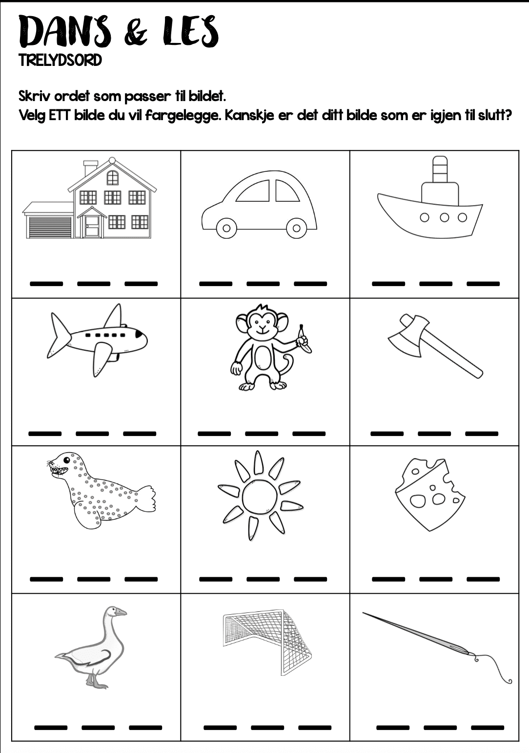 Dans og les TRELYDSORD