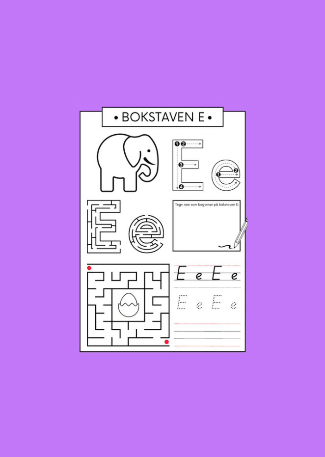 Bokstaven E