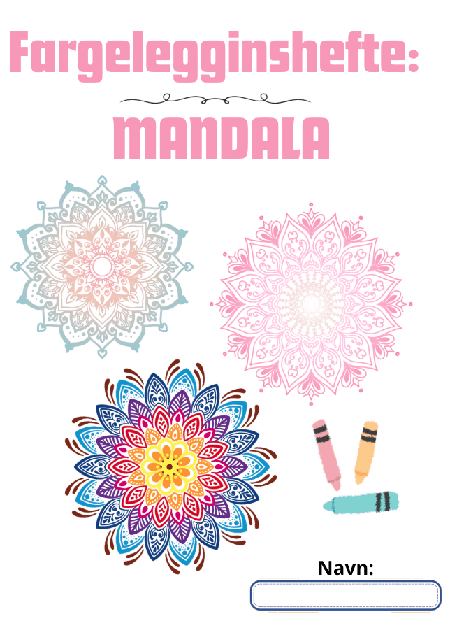 Fargeleggingshefte: Mandala