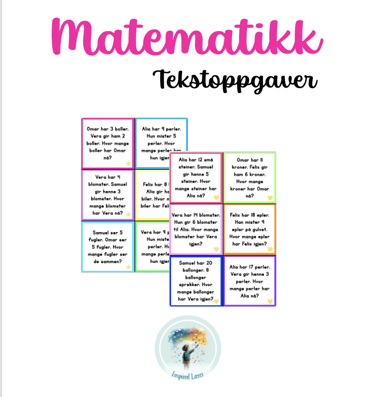 Tekstoppgaver - Matematikk