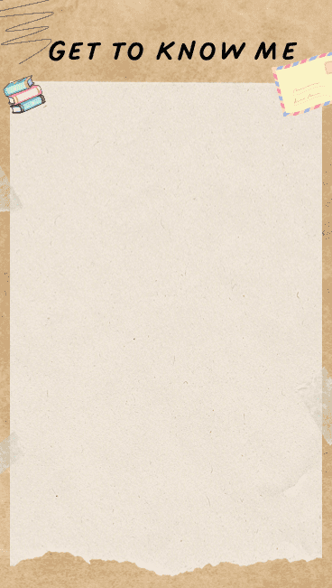 Get to know me - Letter template - Bilde 3