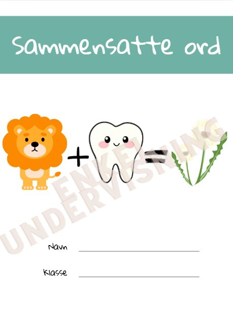 Sammensatte ord - Arbeidshefte for 2.trinn