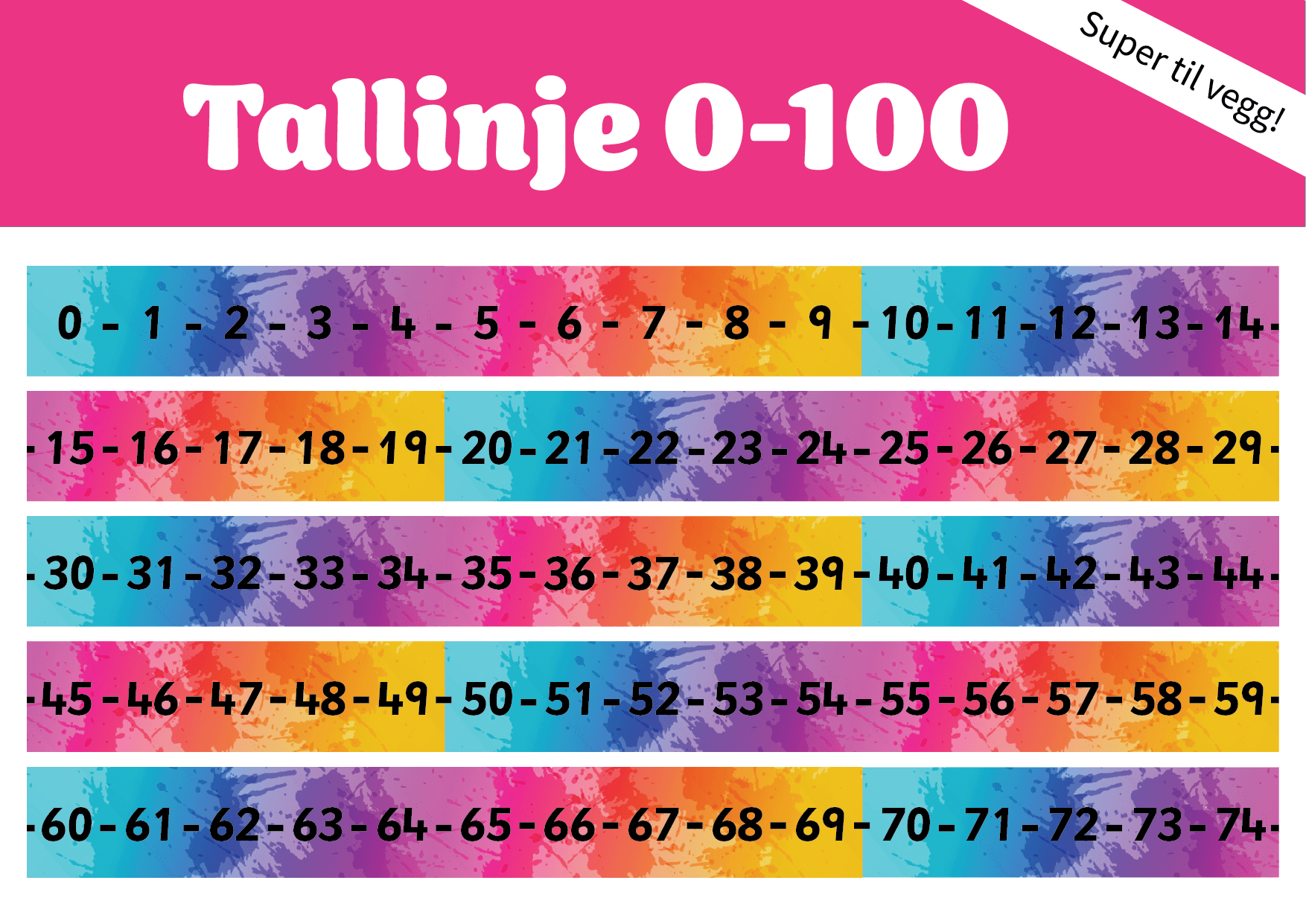 Tallinje 0-100