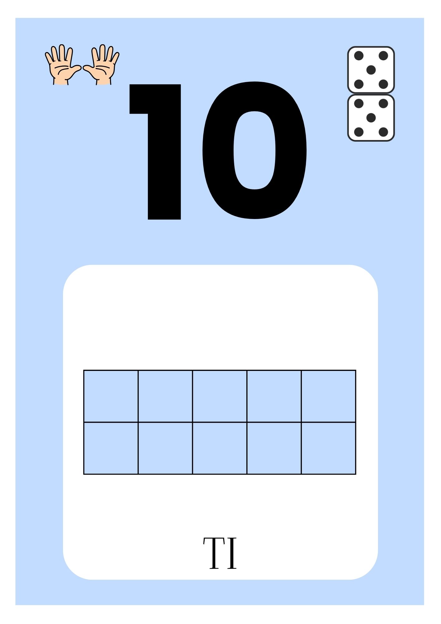 Tallplakater med tallene fra 0 til 20 - flerfarget - Bilde 12