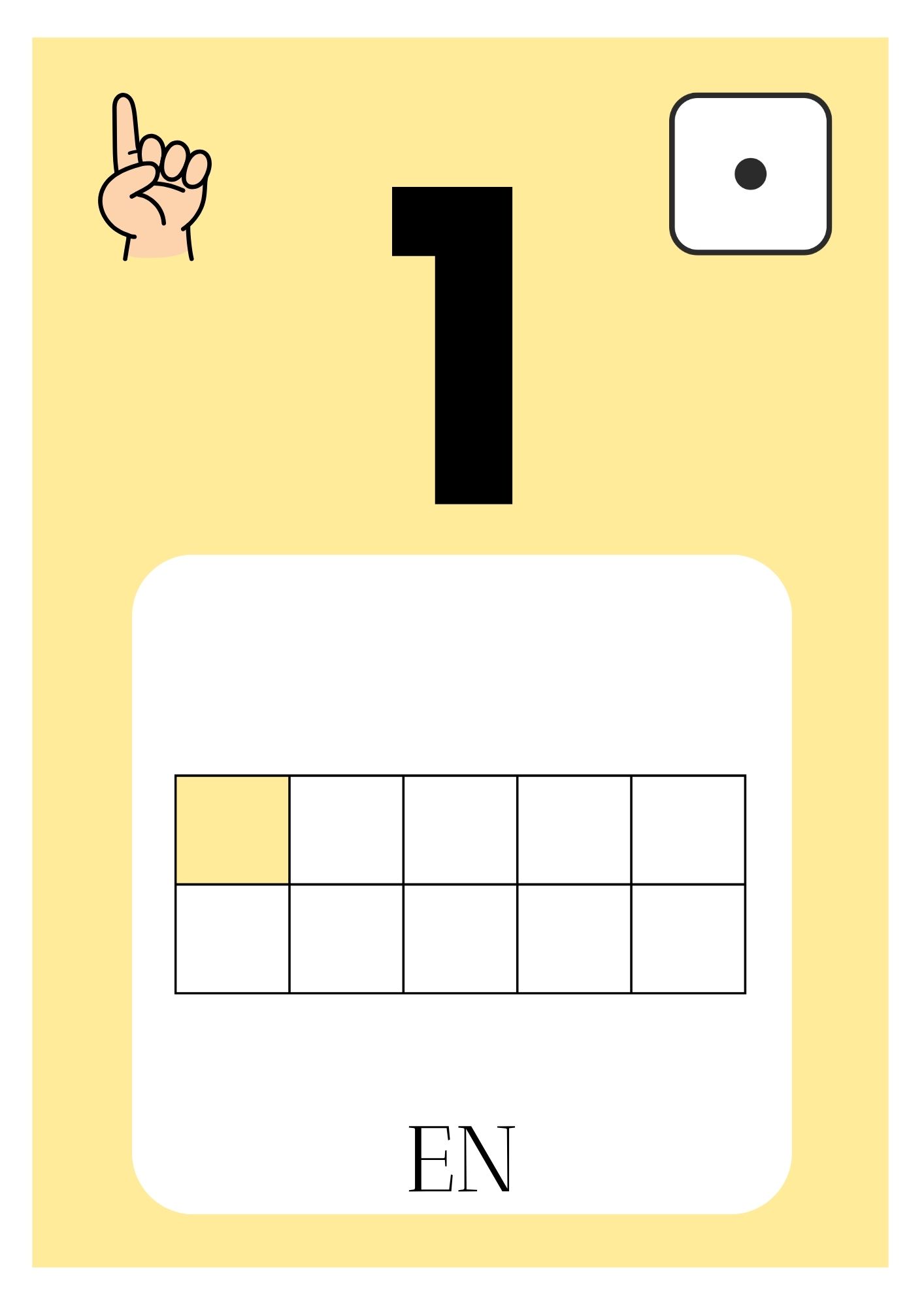 Tallplakater med tallene fra 0 til 20 - flerfarget - Bilde 3