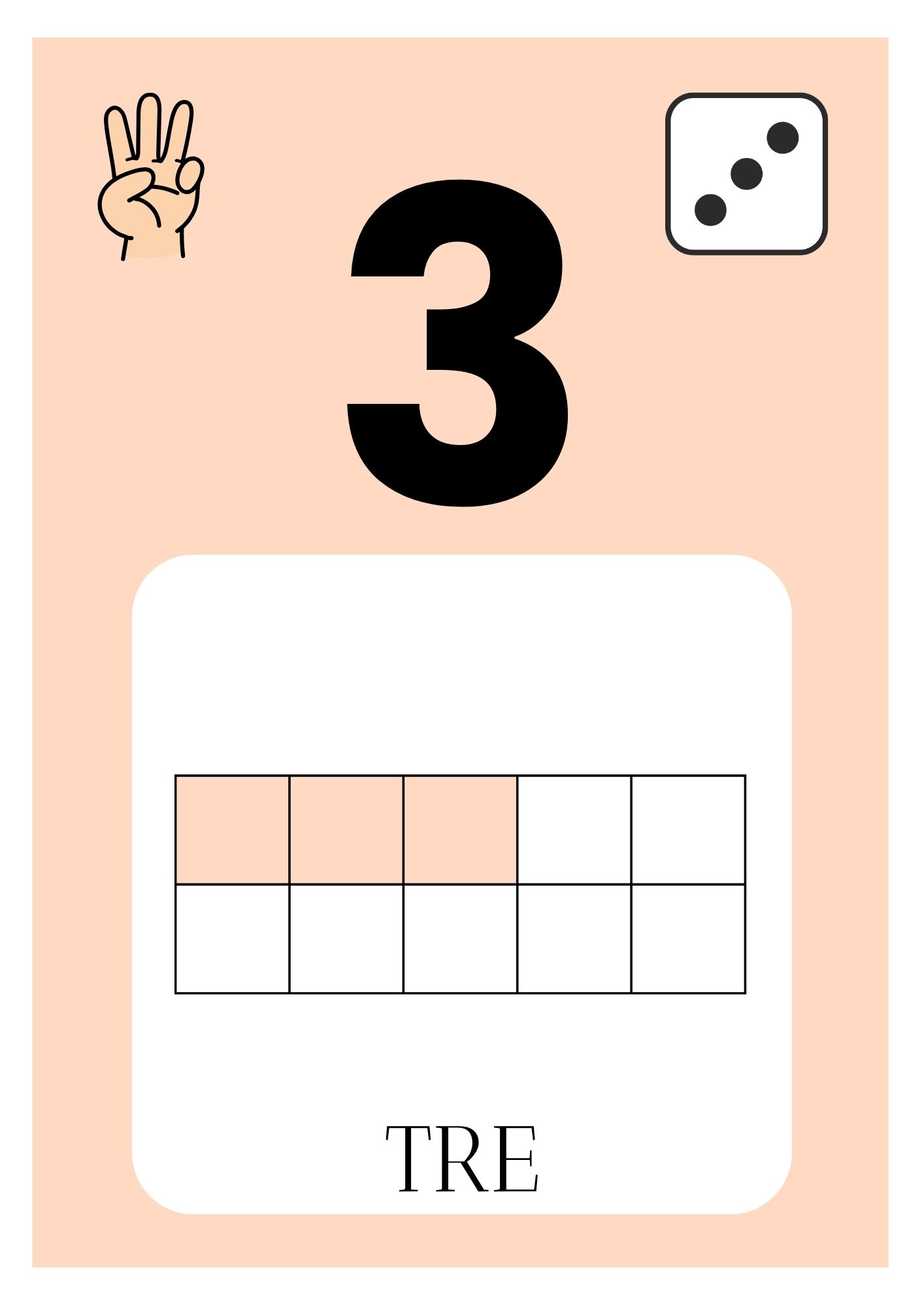 Tallplakater med tallene fra 0 til 20 - flerfarget - Bilde 5