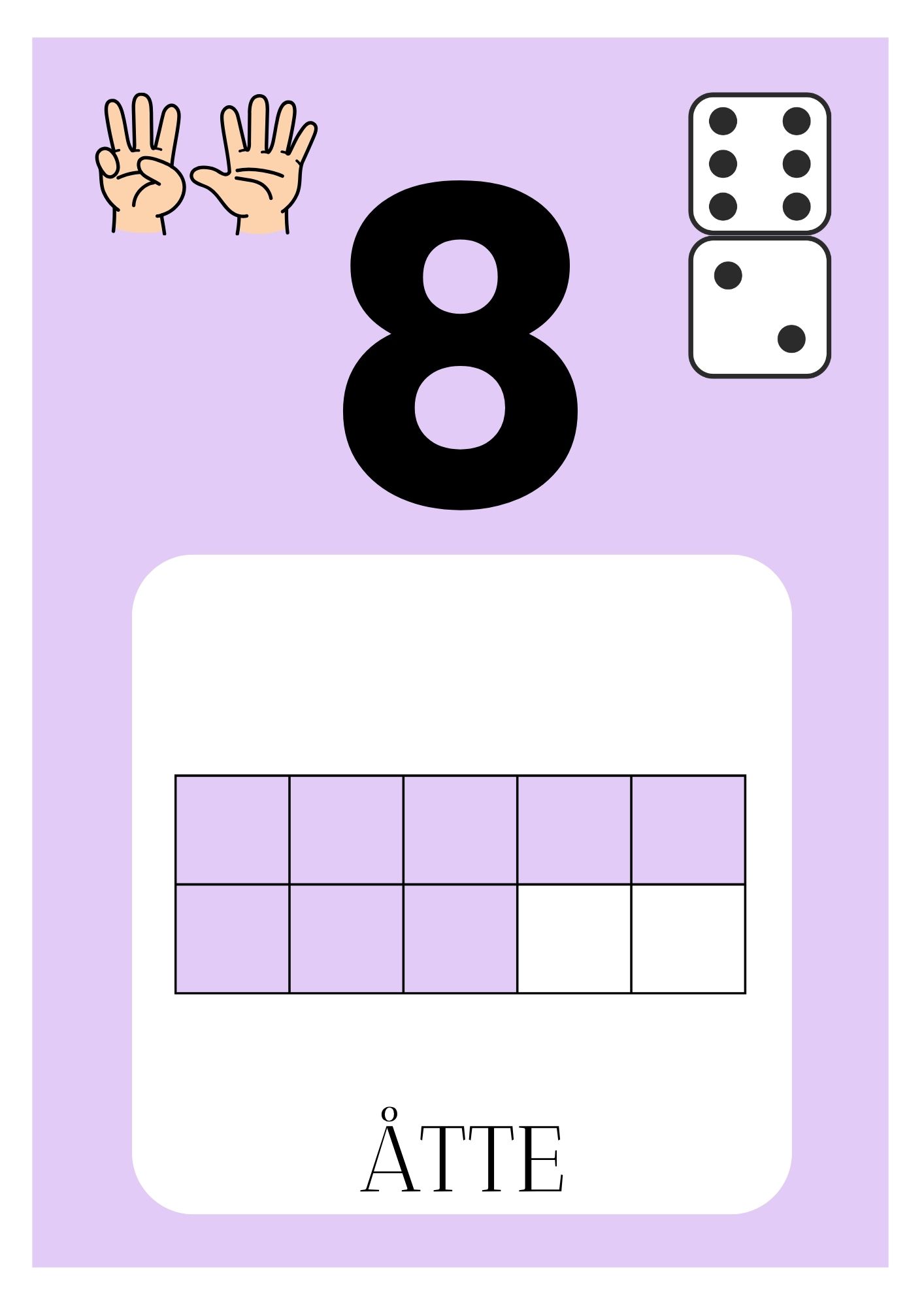 Tallplakater med tallene fra 0 til 20 - flerfarget - Bilde 10