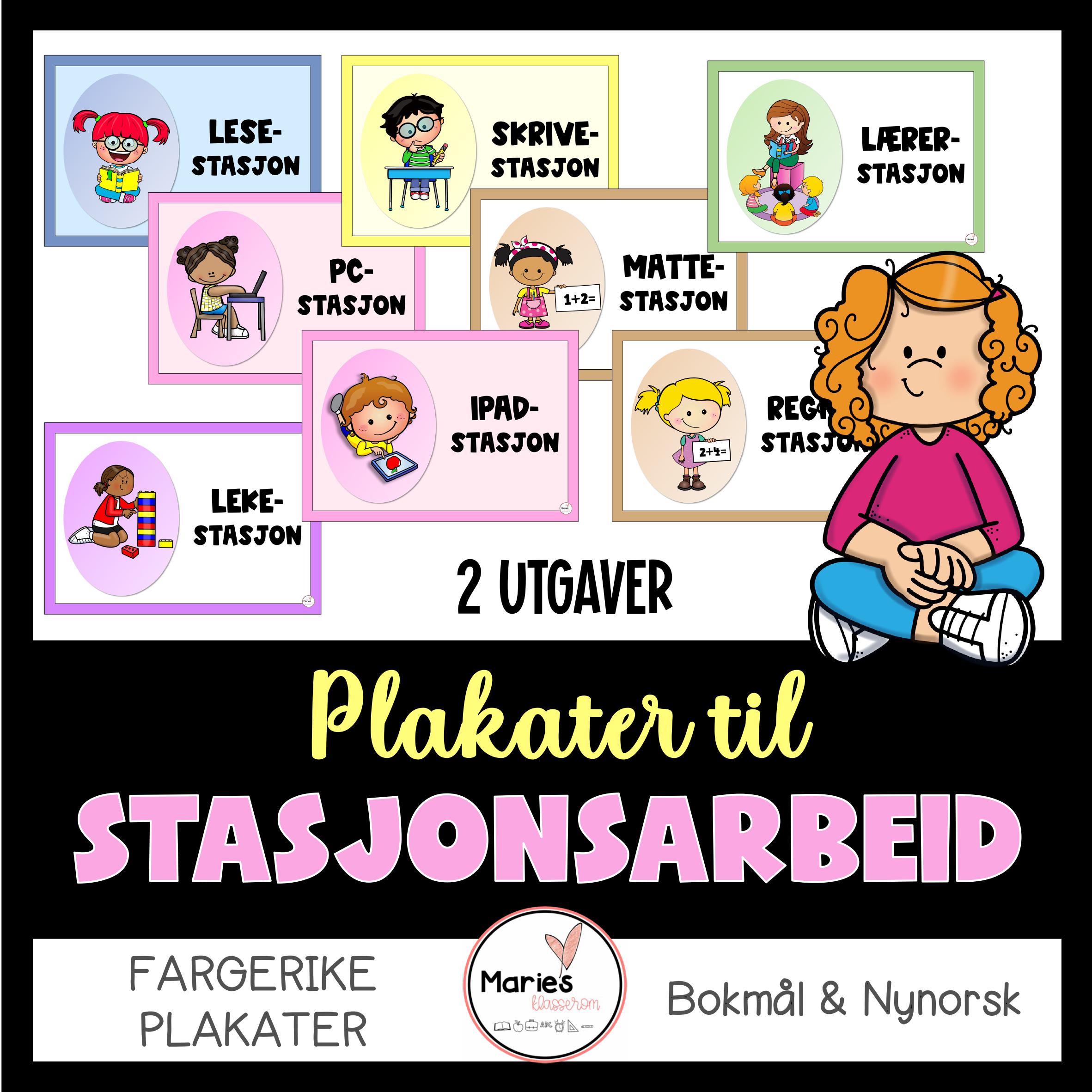 PLAKATER TIL STASJONSARBEID