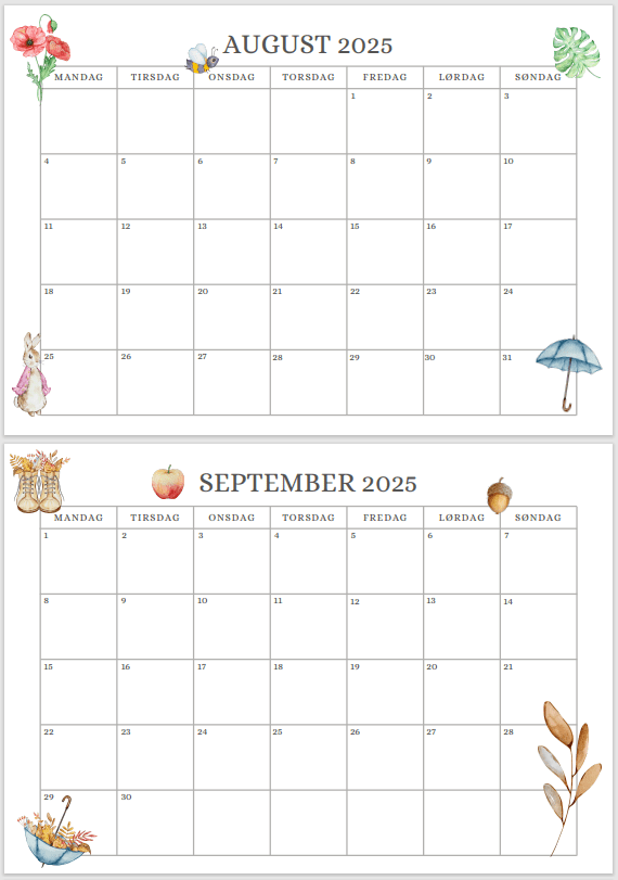 Kalender aug 25 - juli 26 BM NN