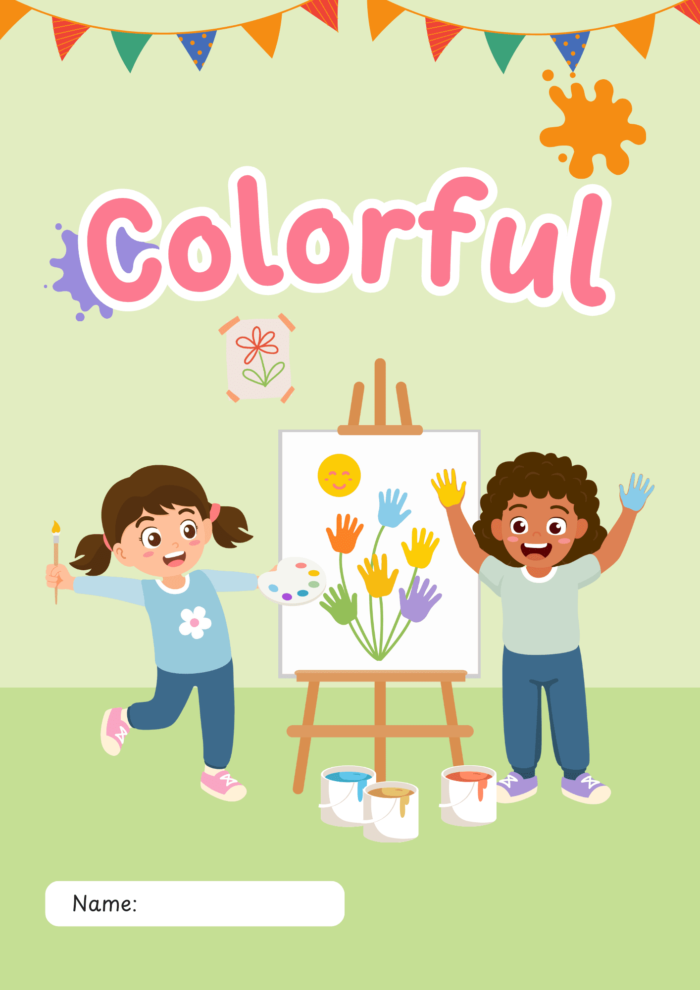 Engelskhefte om fargane