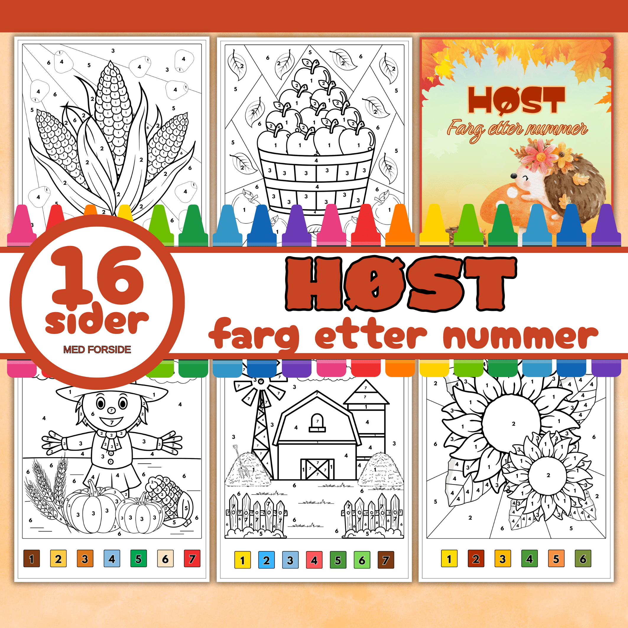 Høst-farg etter nummer