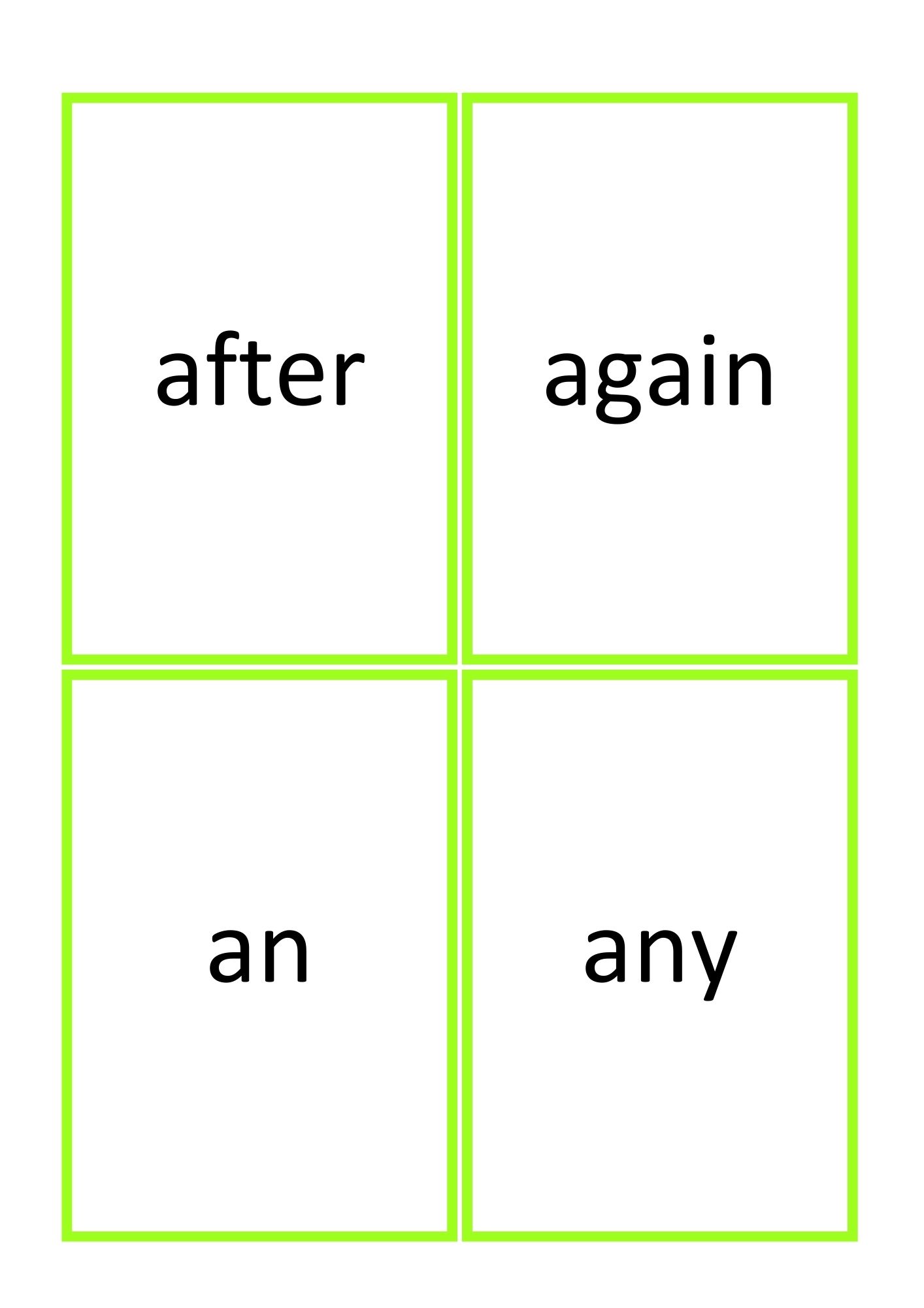 Dolch sight words - første engelske høyfrekvente ord - Bilde 13