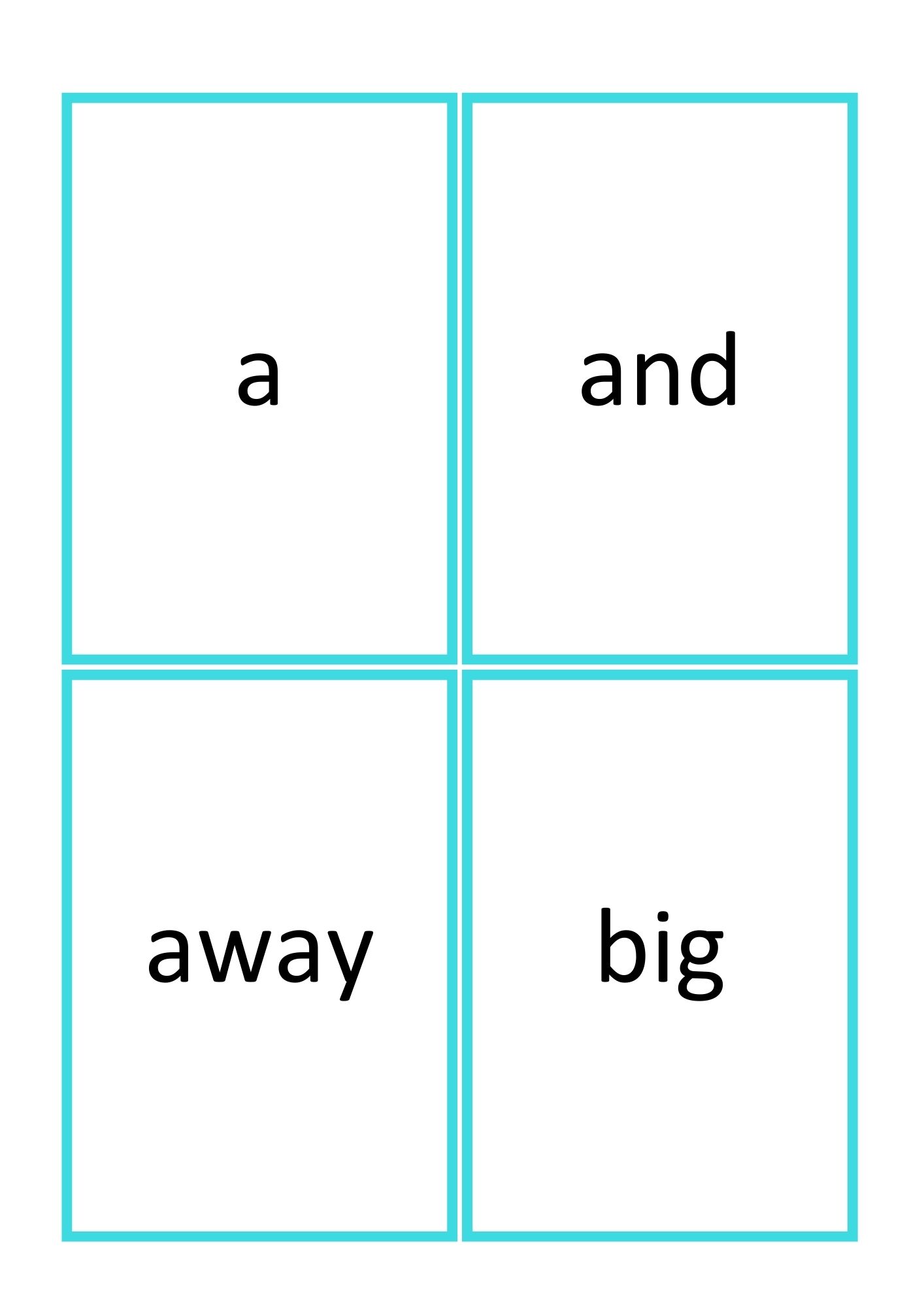 Dolch sight words - første engelske høyfrekvente ord - Bilde 3
