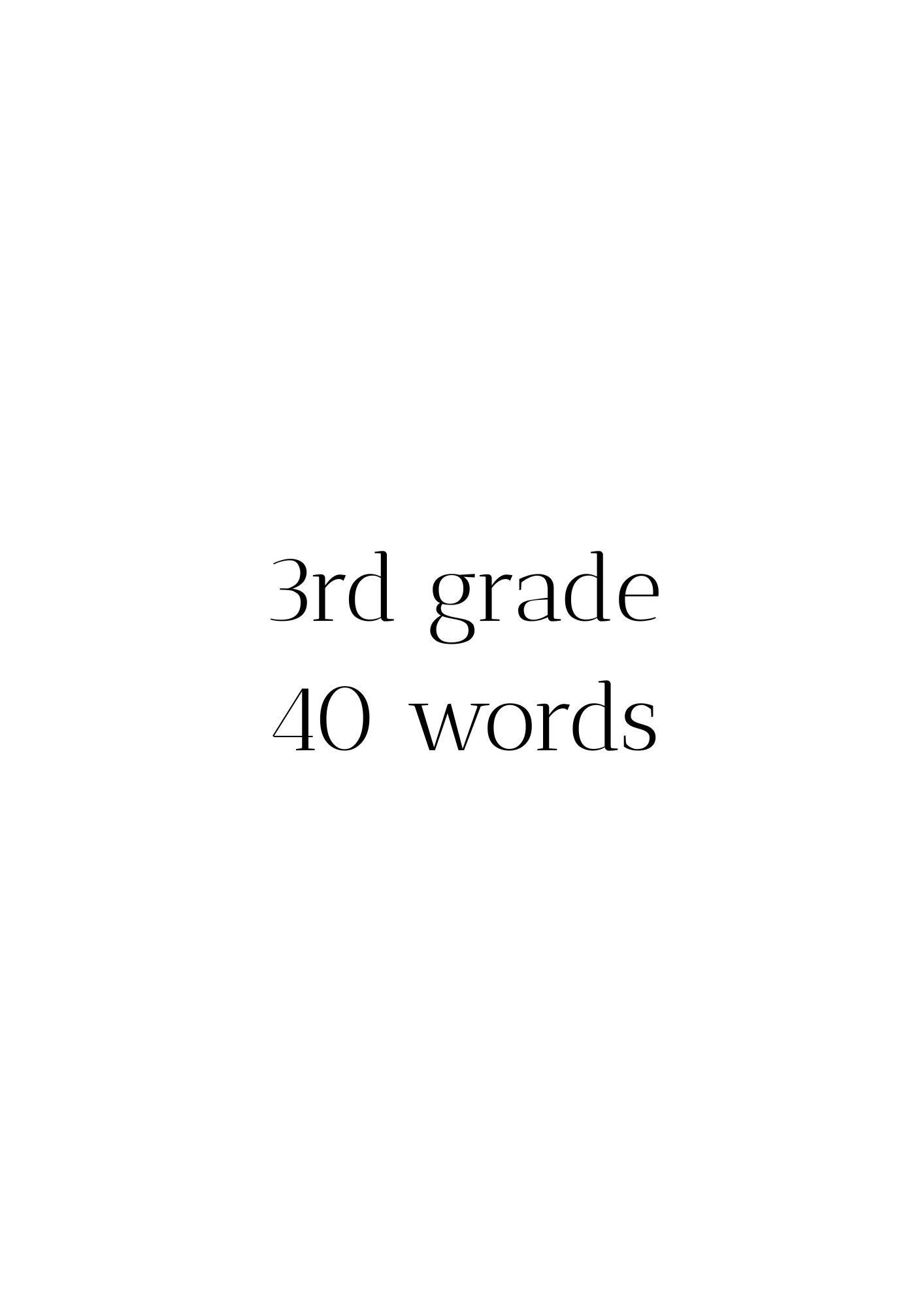 Dolch sight words - første engelske høyfrekvente ord - Bilde 22