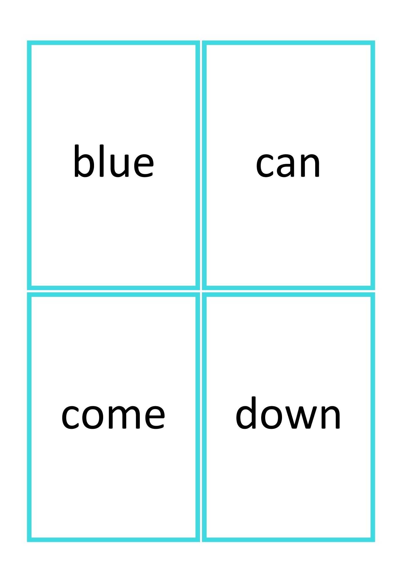Dolch sight words - første engelske høyfrekvente ord - Bilde 4