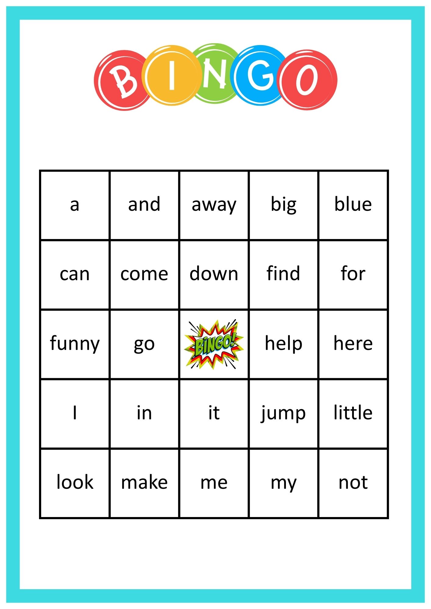 Dolch sight words - første engelske høyfrekvente ord - Bilde 5