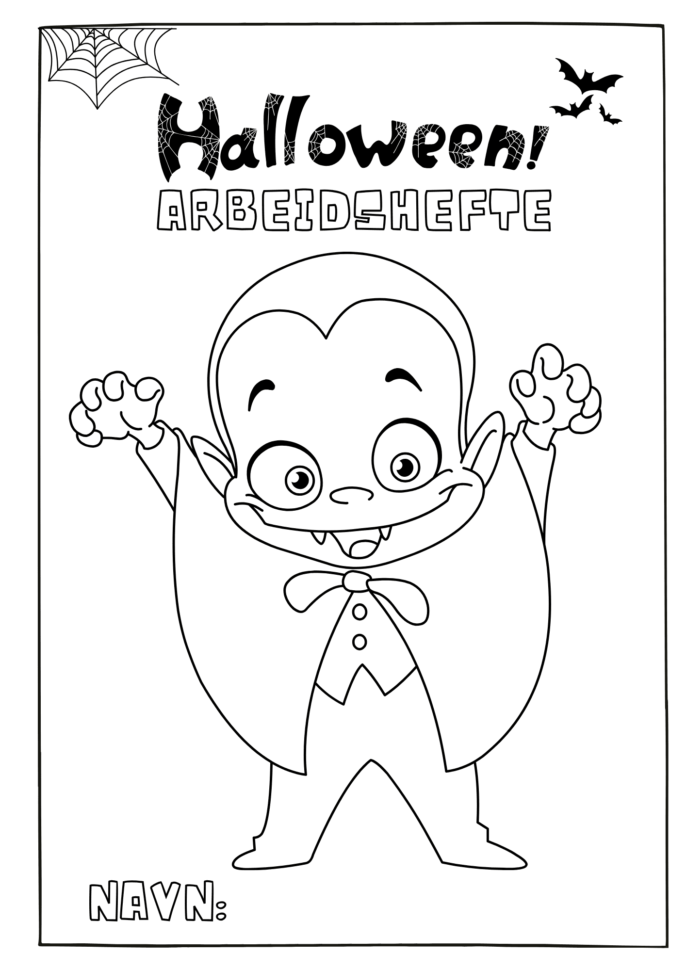 Halloweenhefte for dei minste