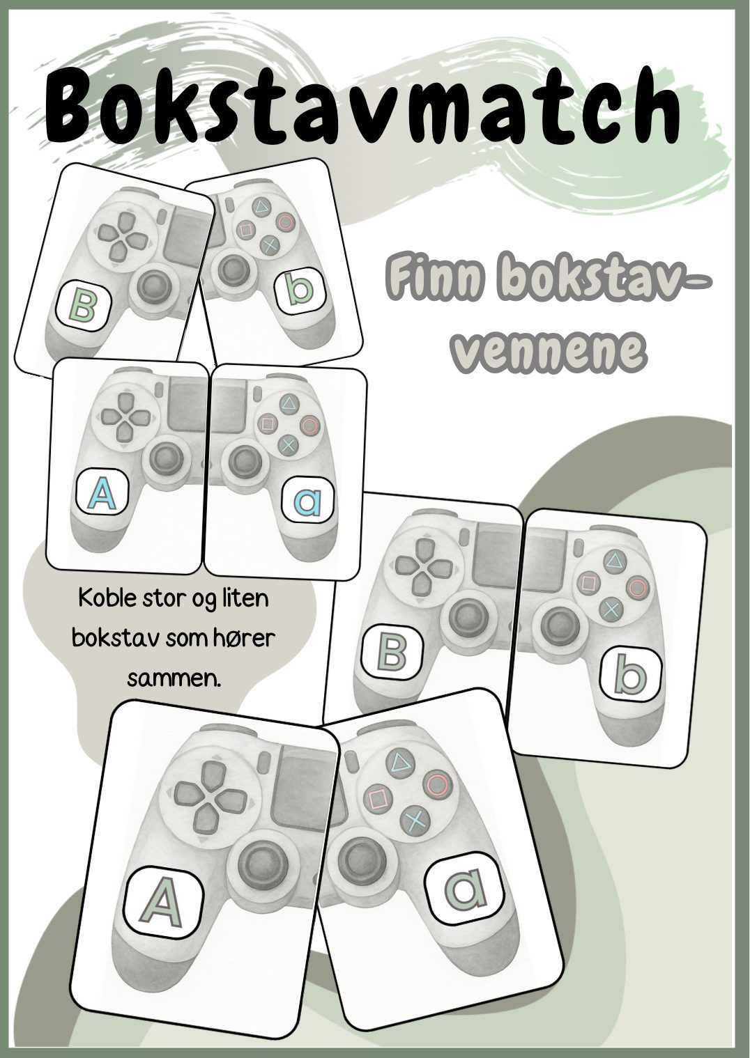 Bokstavmatch - Playstation