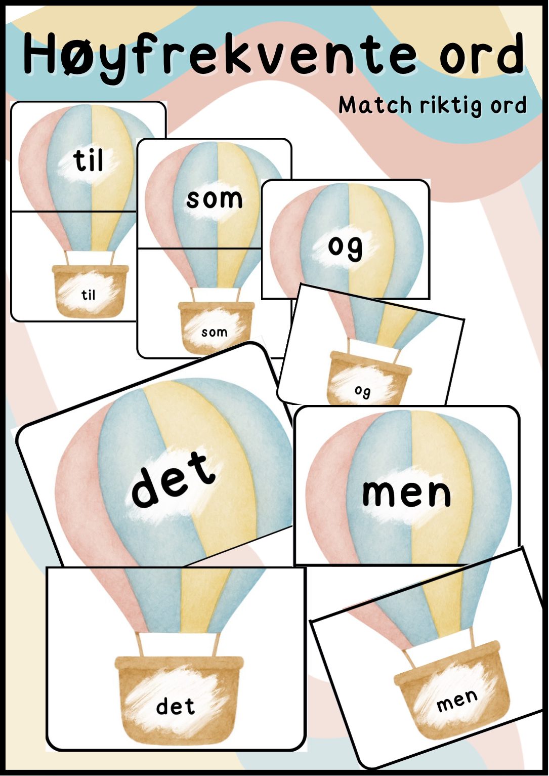 Tren på høyfrekvente ord!