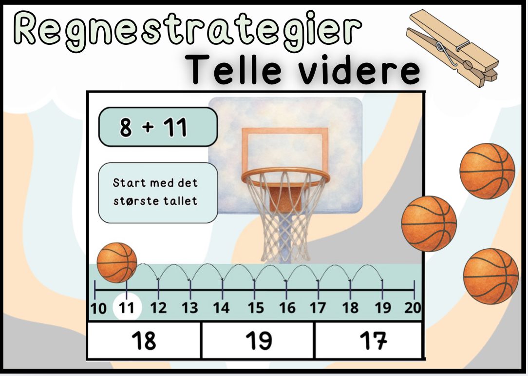 Regnestrategi: Telle videre