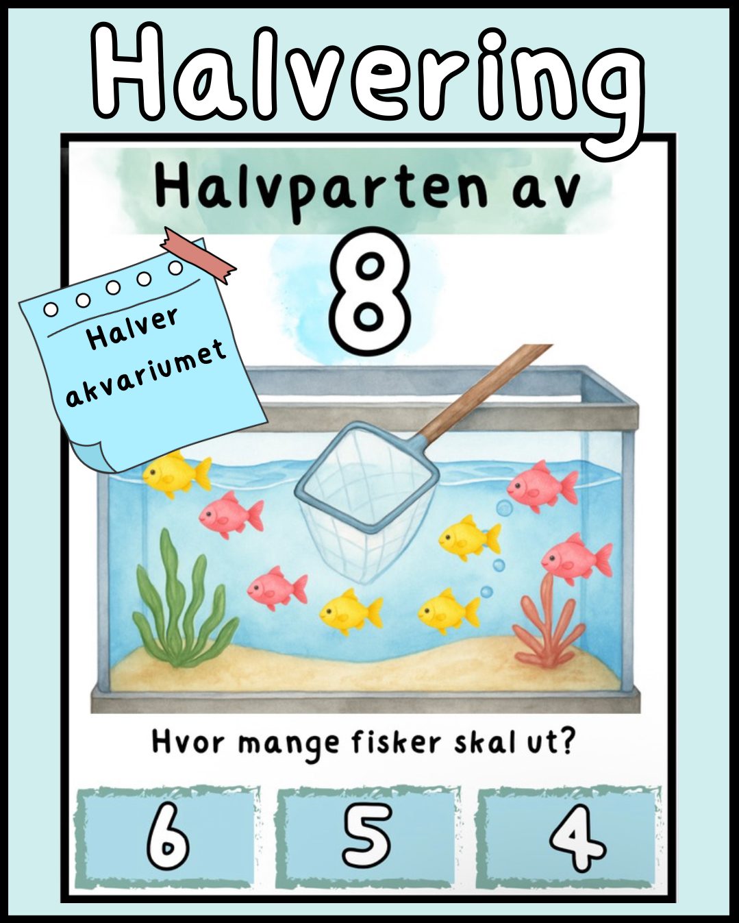 Regnestrategier: halvering