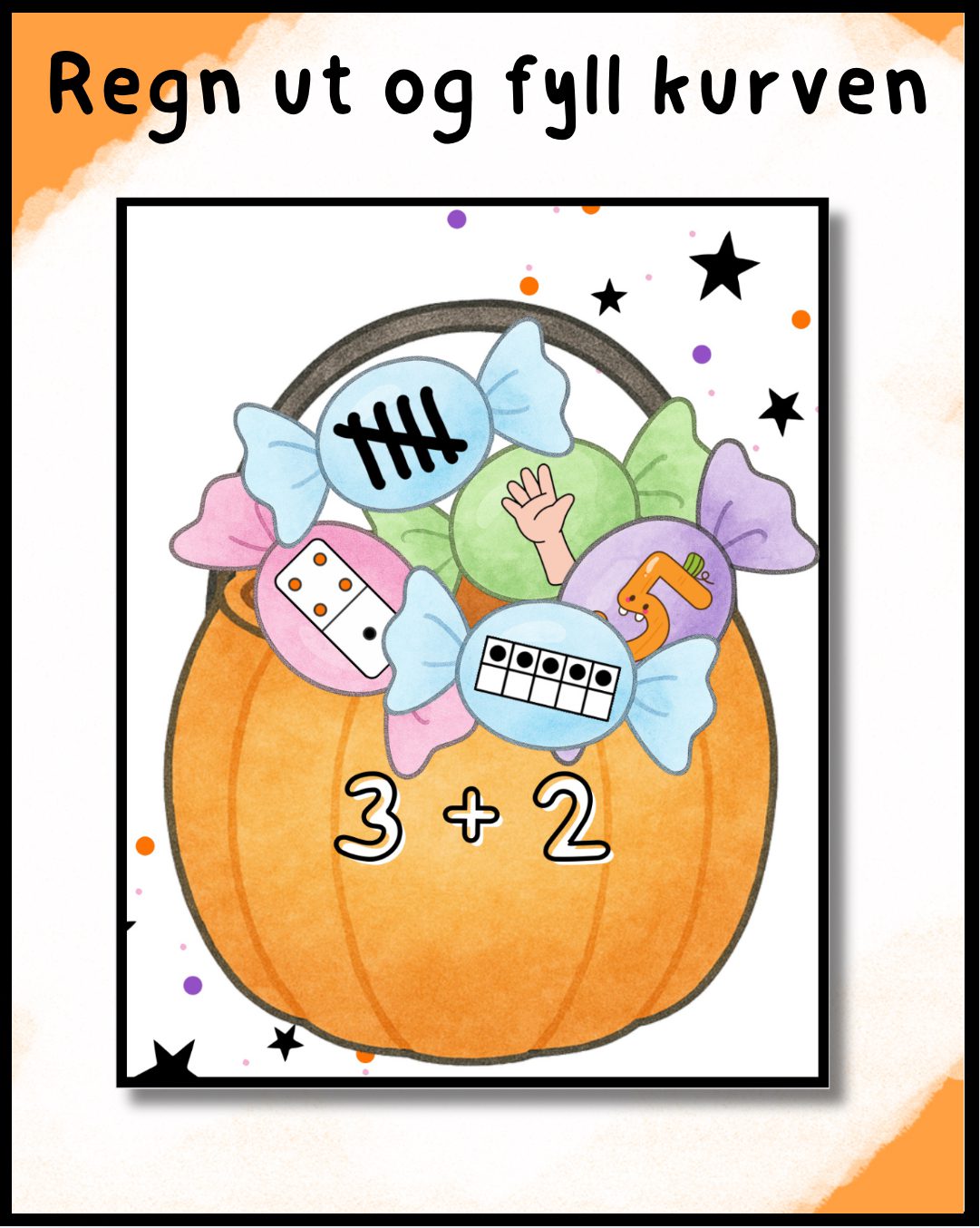 Regn ut og fyll kurven (1-10)