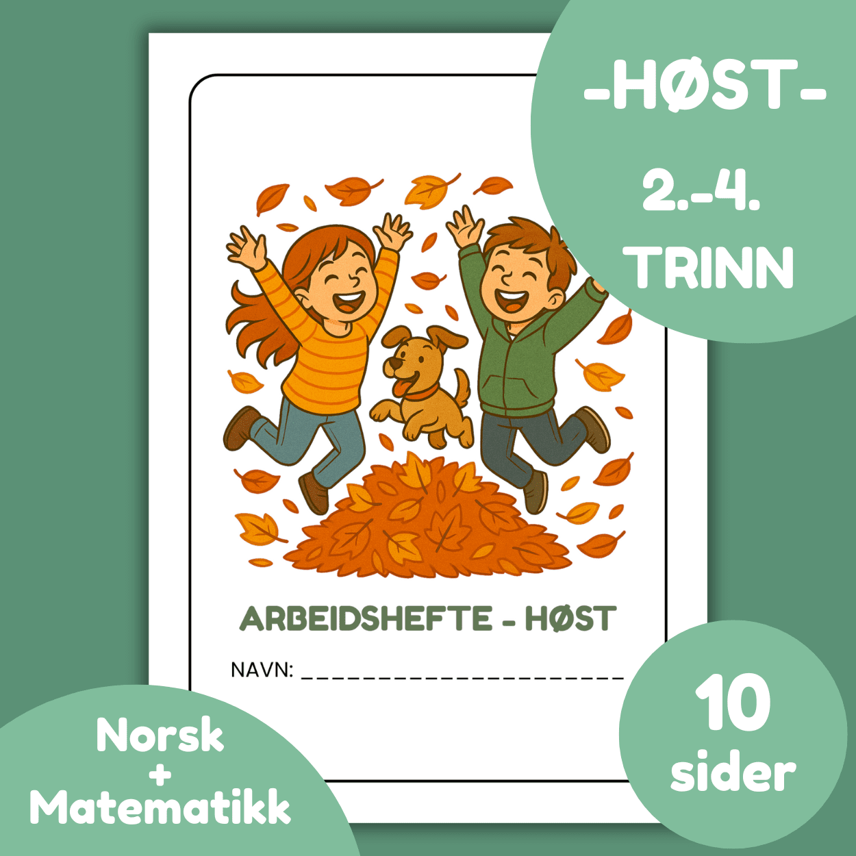 -HØST- ARBEIDSHEFTE, 2.-4. TRINN